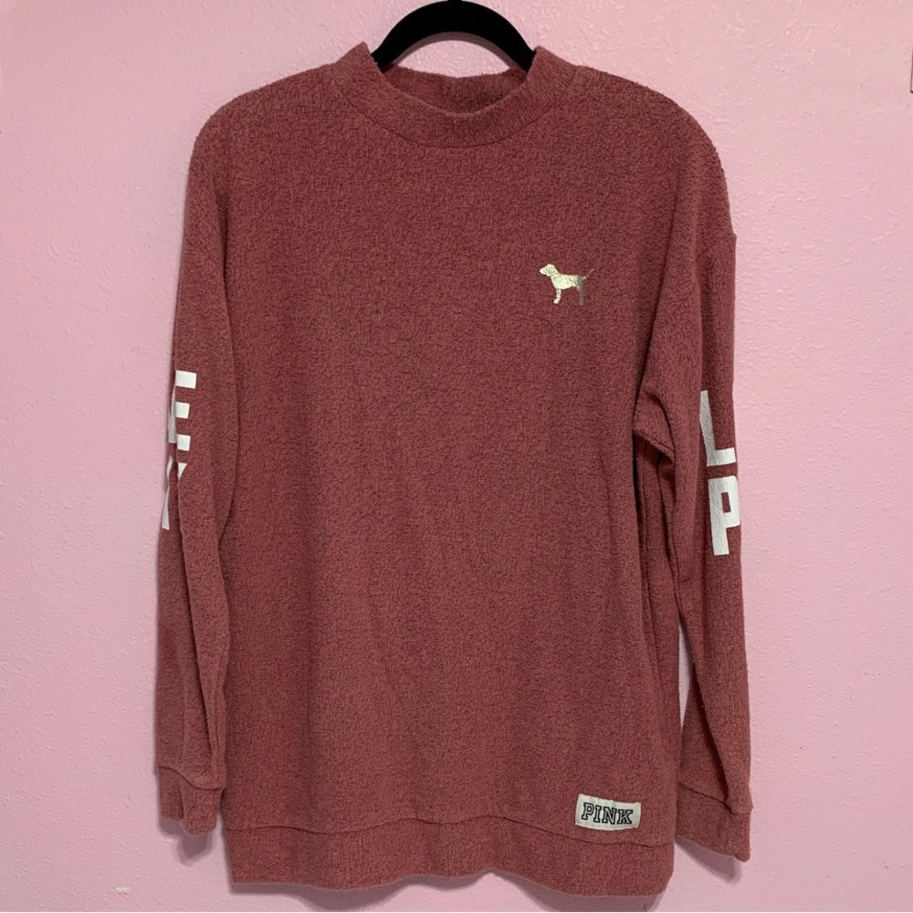 PINK Victoria's Secret Pink Mock Neck Pullover Sweater M